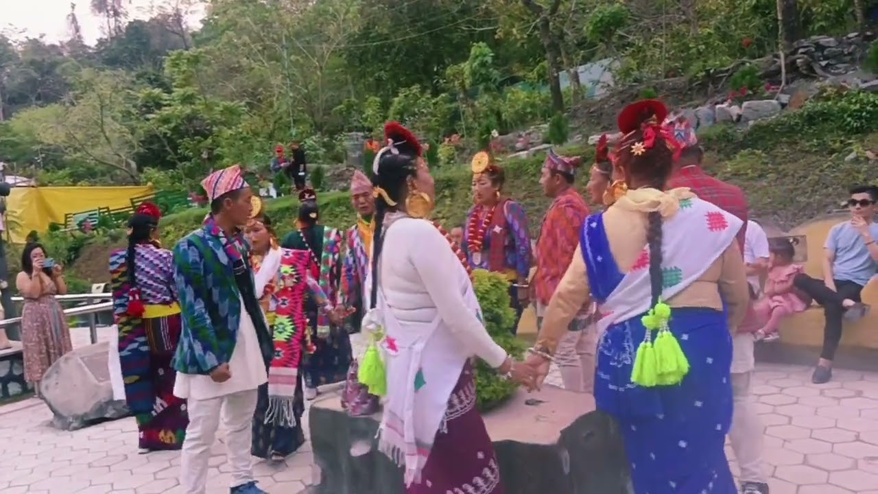 #आज लिम्बु कलचर धन नाच श्रम संस्कृति पार्क आराधनाको दृश्य#