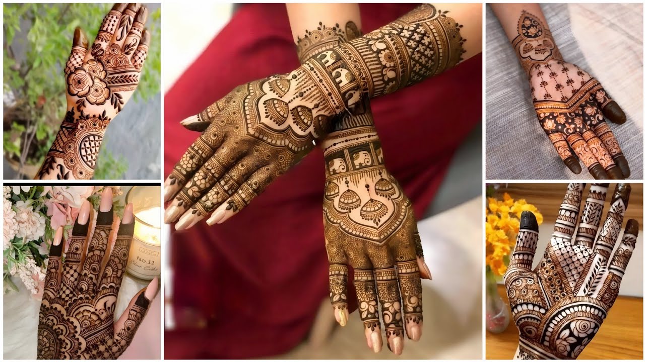 100+ Latest Mehndi Designs 2025 | Simple, Bridal & Arabic Henna Ideas