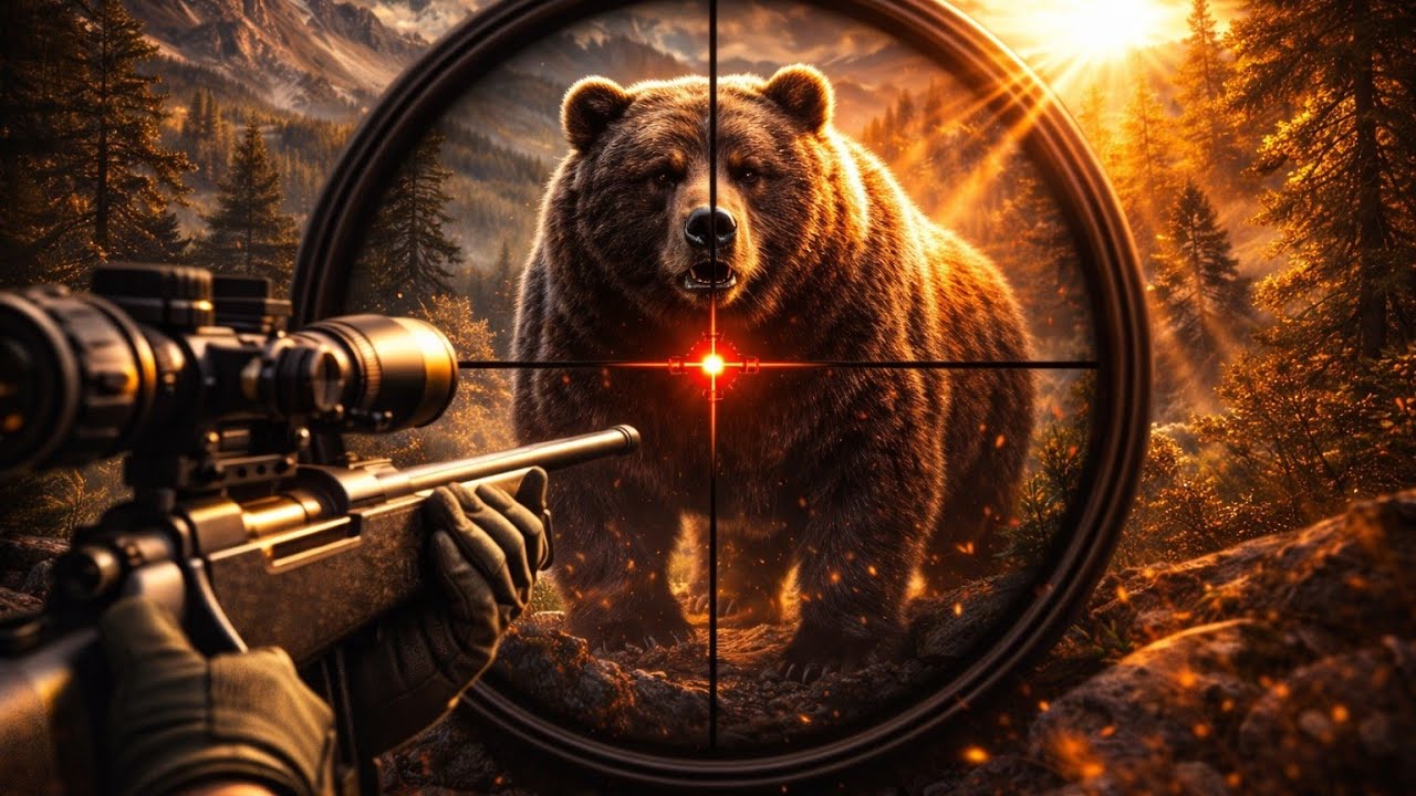 Abati um urso gigante no The Hunter de muito longe 😱 tiro absurdo!