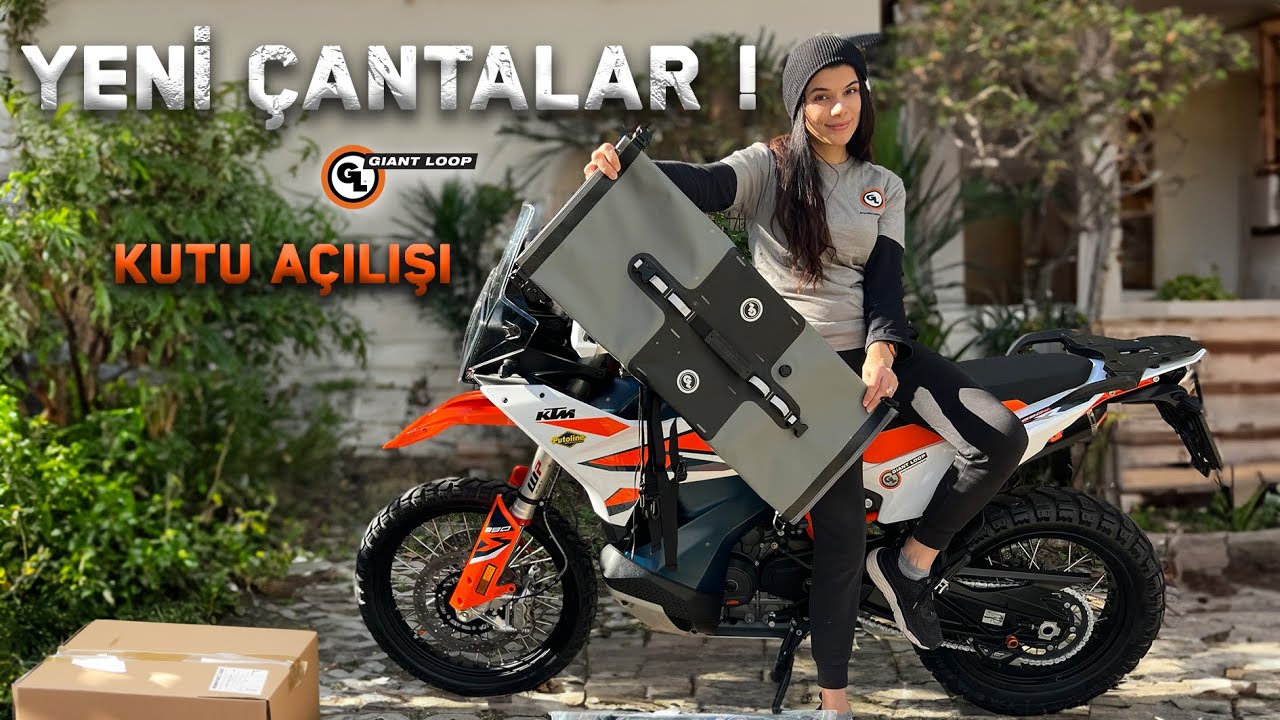 Yeni Motosiklet Çantalarımız Geldi ! Kutu Açılışı ve İlk İnceleme ! | @GiantLoopMoto
