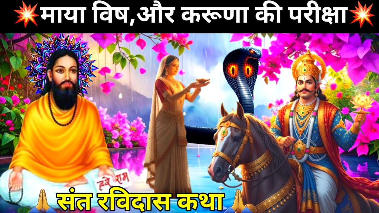 राजा मनोरथ और सत्य का फूल | माया, विष और करुणा की परीक्षा | Sant Ravidas | Bhakti katha |
