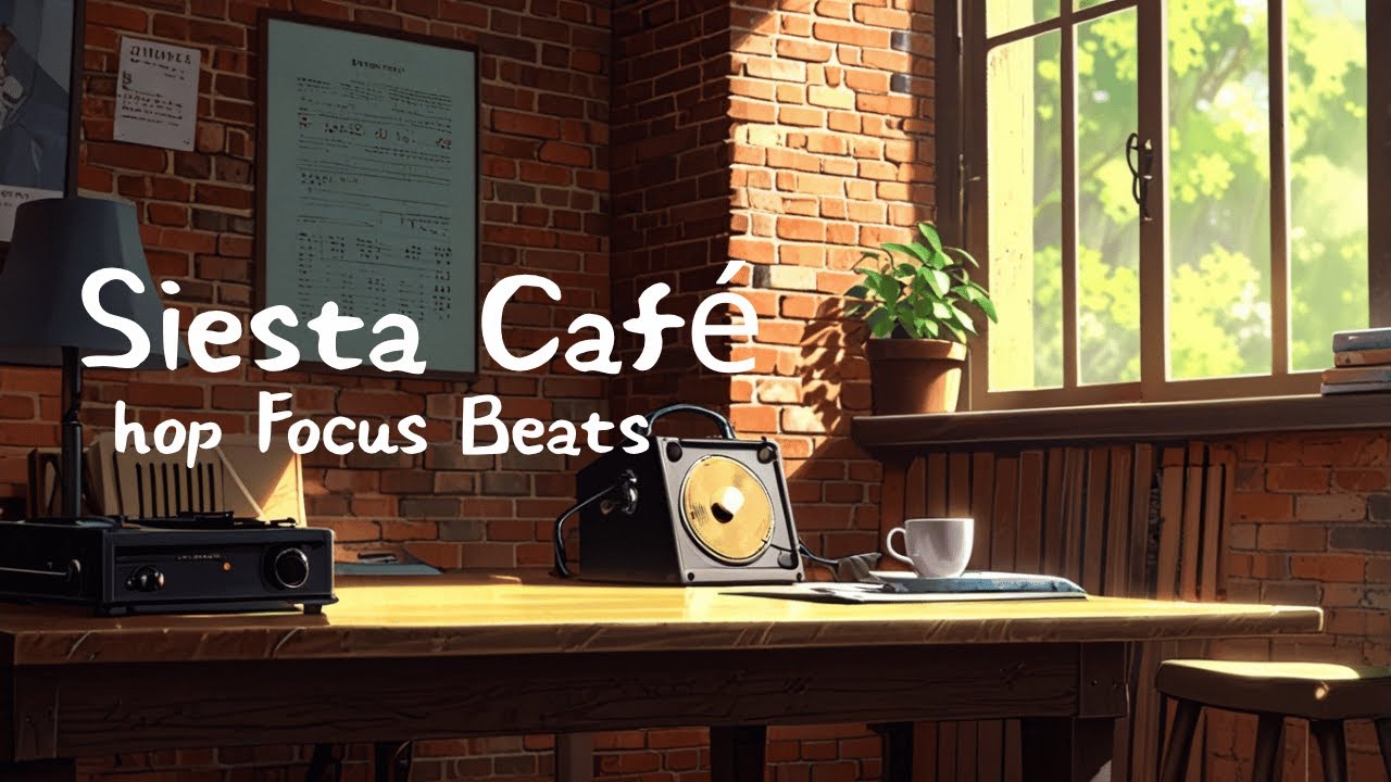 Siesta Café Jazz hop Focus Beats｜Café Jazz-hop 1時間