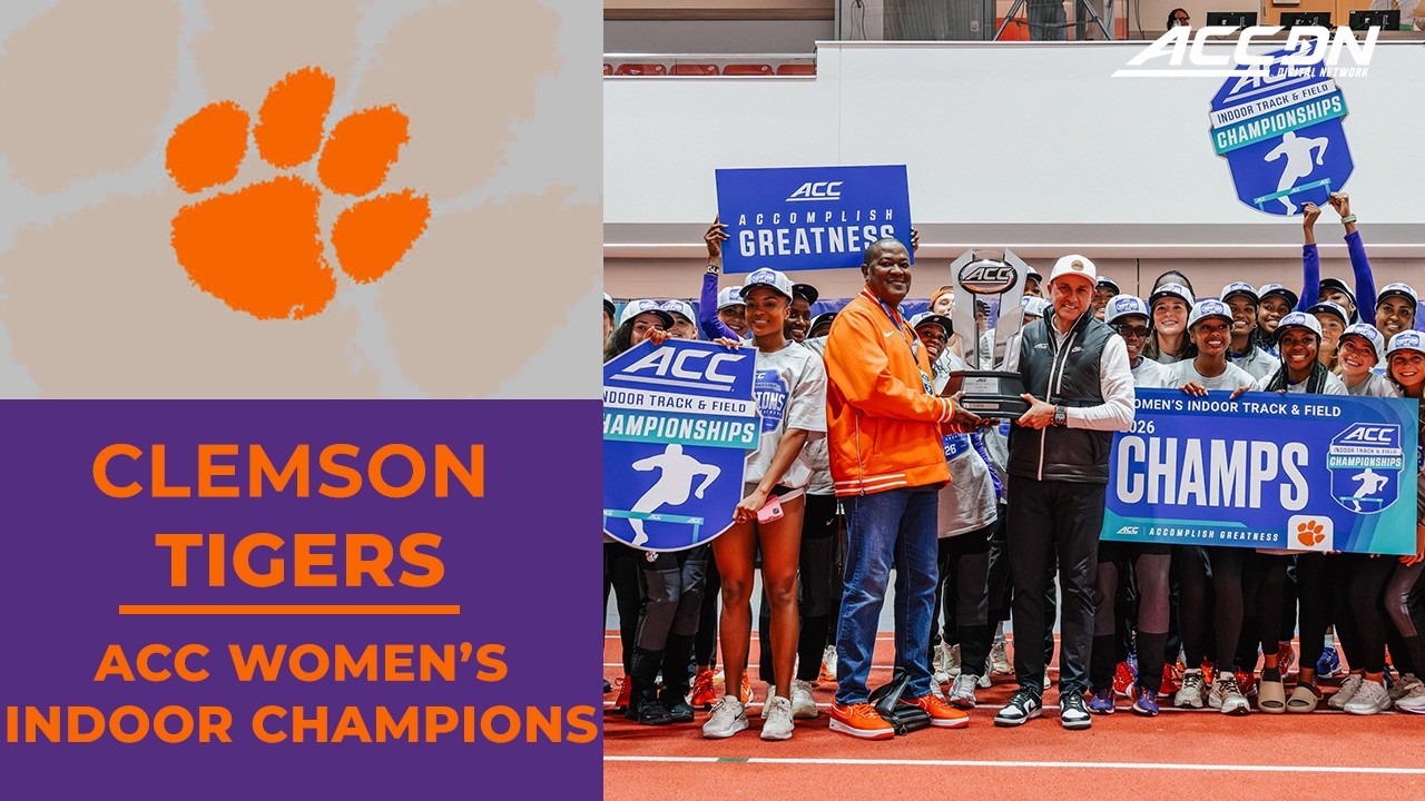 Clemson wins the 2026 ACC Women's Indoor Title | 2026 ACC Indoor Championship