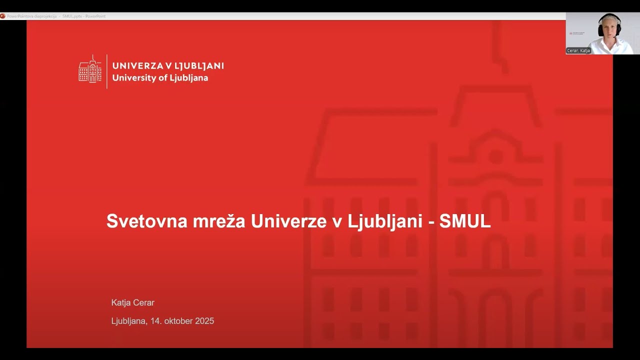 Priložnosti za sodelovanje in povezovanje s člani in članicami SMUL