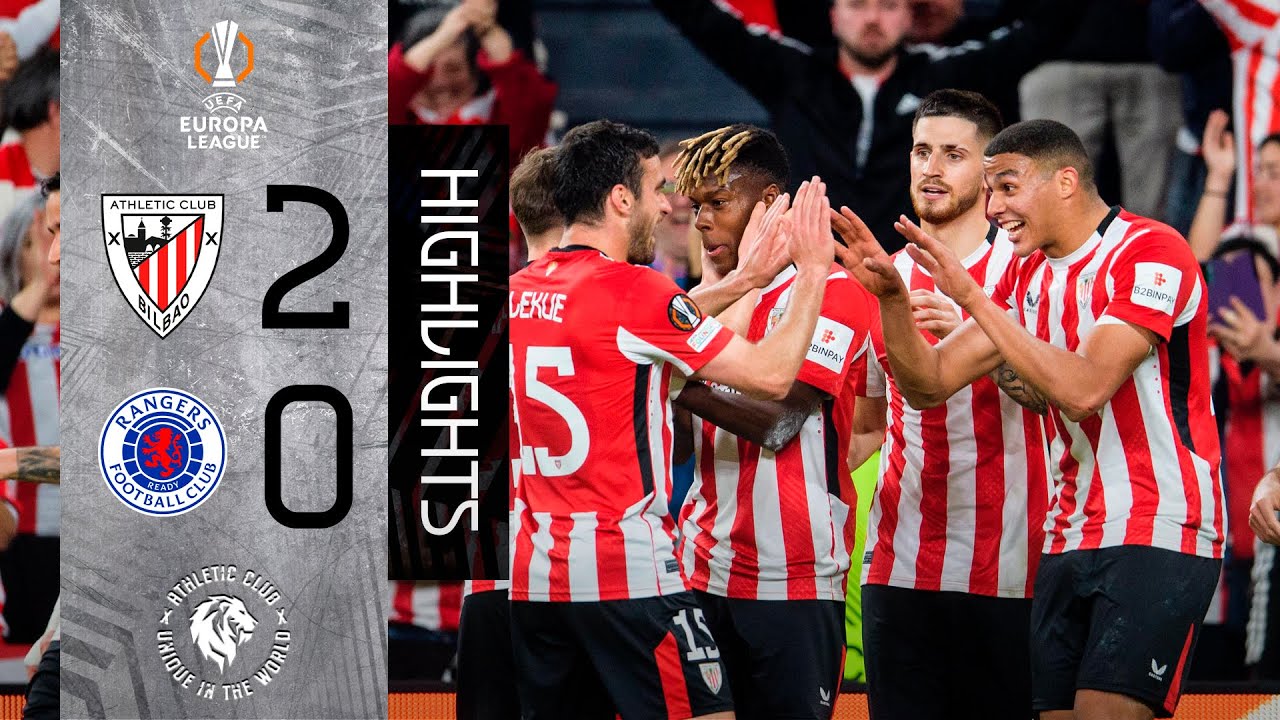 RESUMEN | Athletic Club 2-0 Rangers FC | Europa League 2024-25 1/4 VUELTA