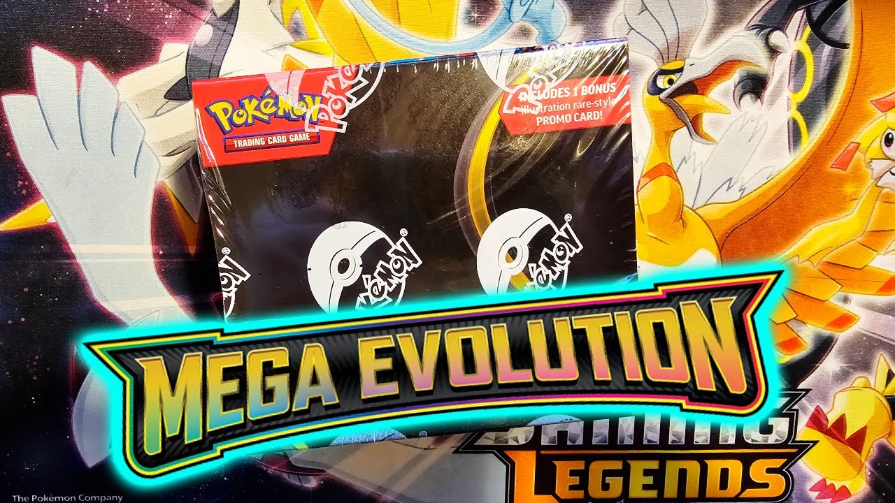 Открытие улучшенной коробки с бустерами Pokemon Mega Evolution!