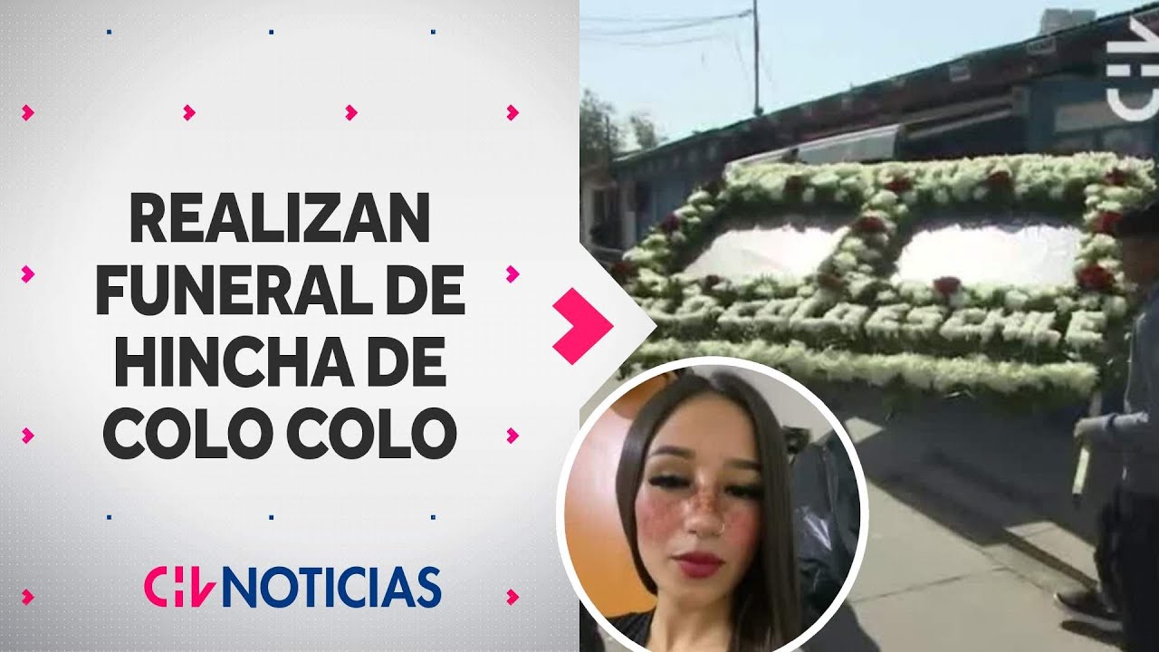 Realizan funeral de Martina Pérez, hincha de Colo Colo atropellada afuera del estadio