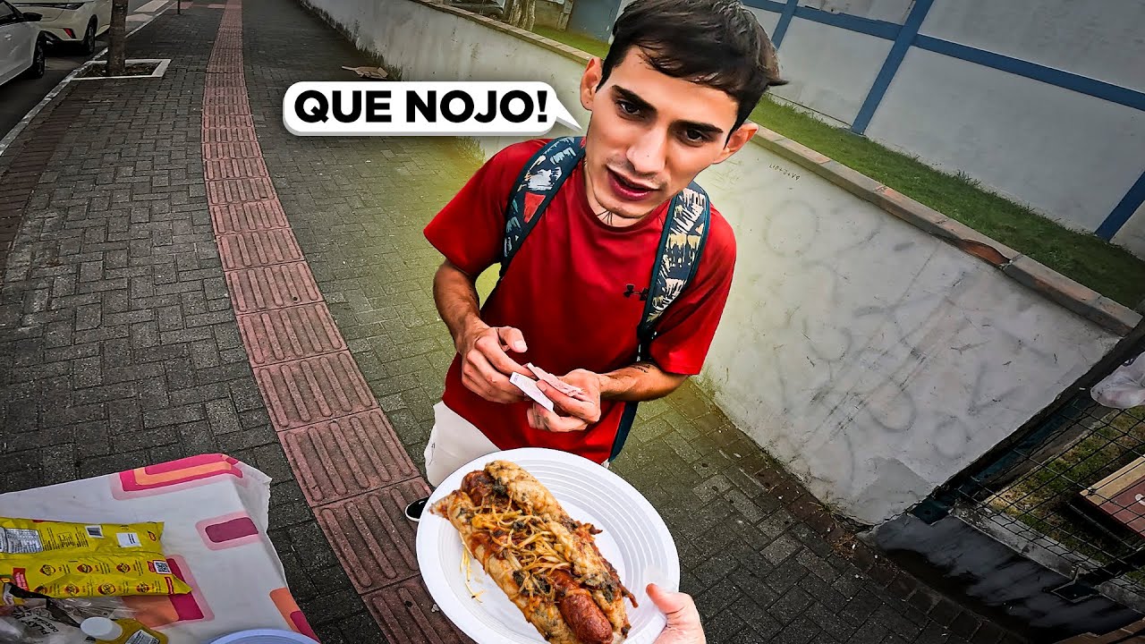 FUI HUMILHADO PELO CLIENTE GRINGO… VENDEDOR DE HOT DOG!