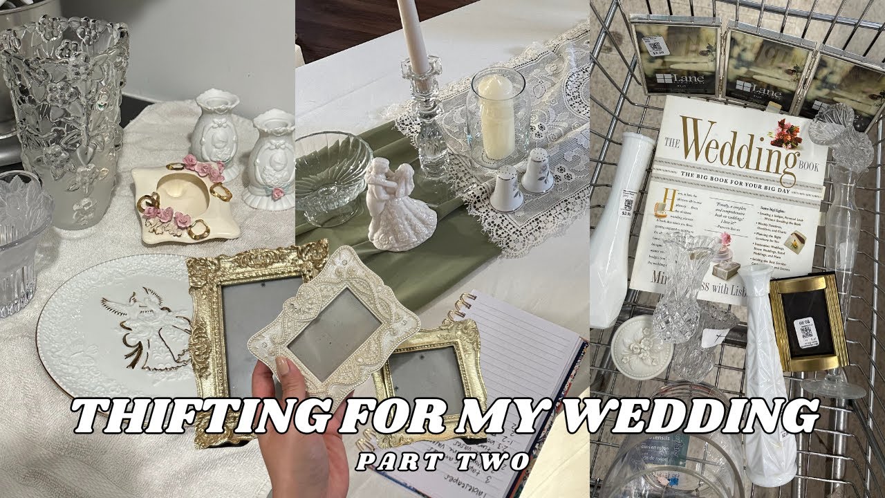thrifting for our wedding🕊️ part two