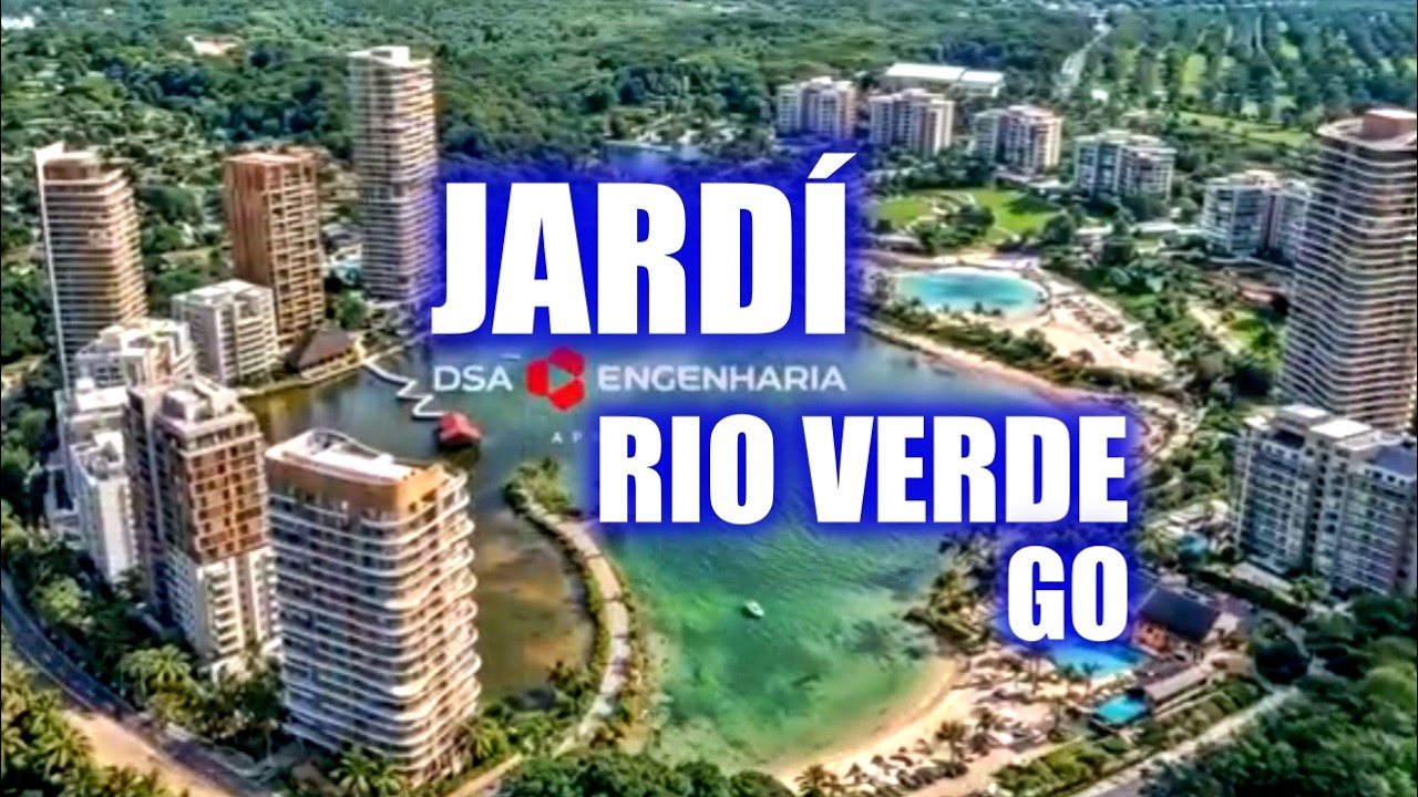 JARD&Iacute;, O BAIRRO CIDADE EM RIO VERDE - GO - DSA ENGENHARIA #arquitetura #obras #apartamentopequeno