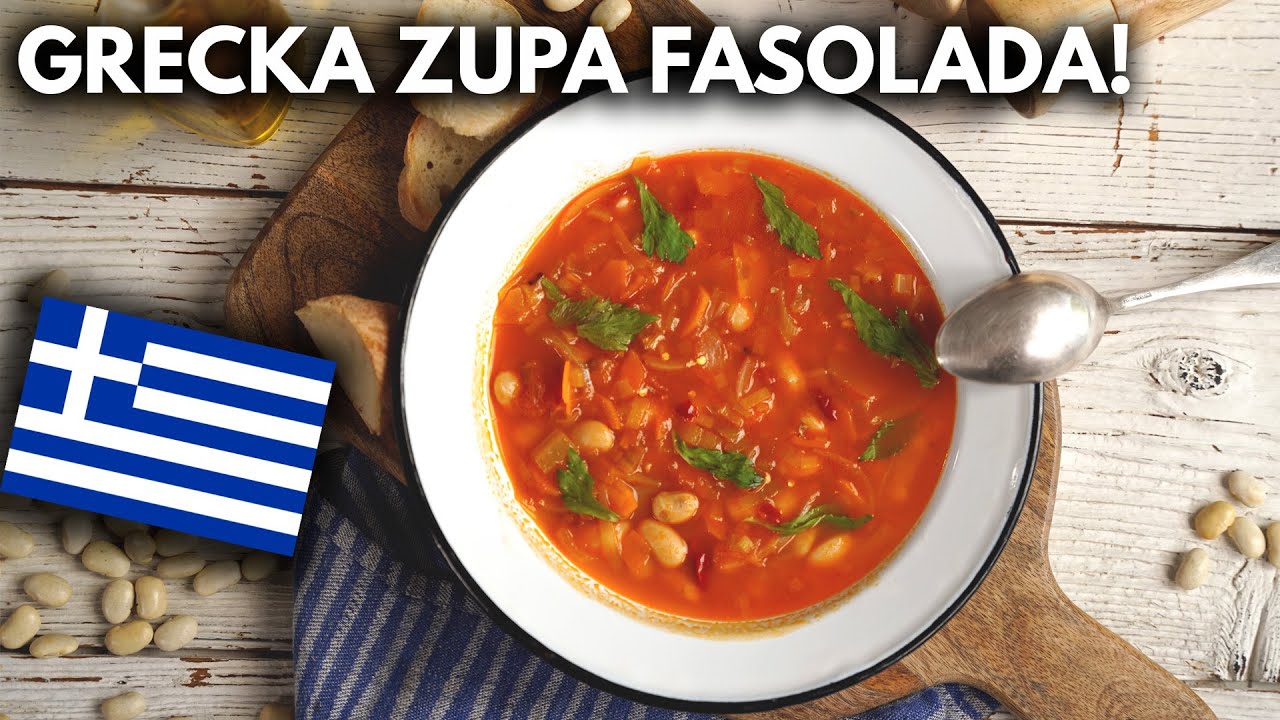 Grecka ZUPA FASOLADA w wiejskim stylu! 🇬🇷 Prosty i tani przepis!