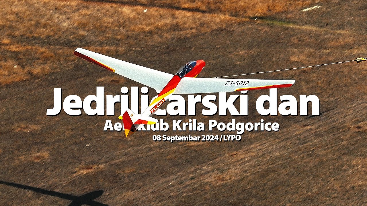 Jedriličarski dan / Aeroklub Krila Podgorice LYPO / 4K