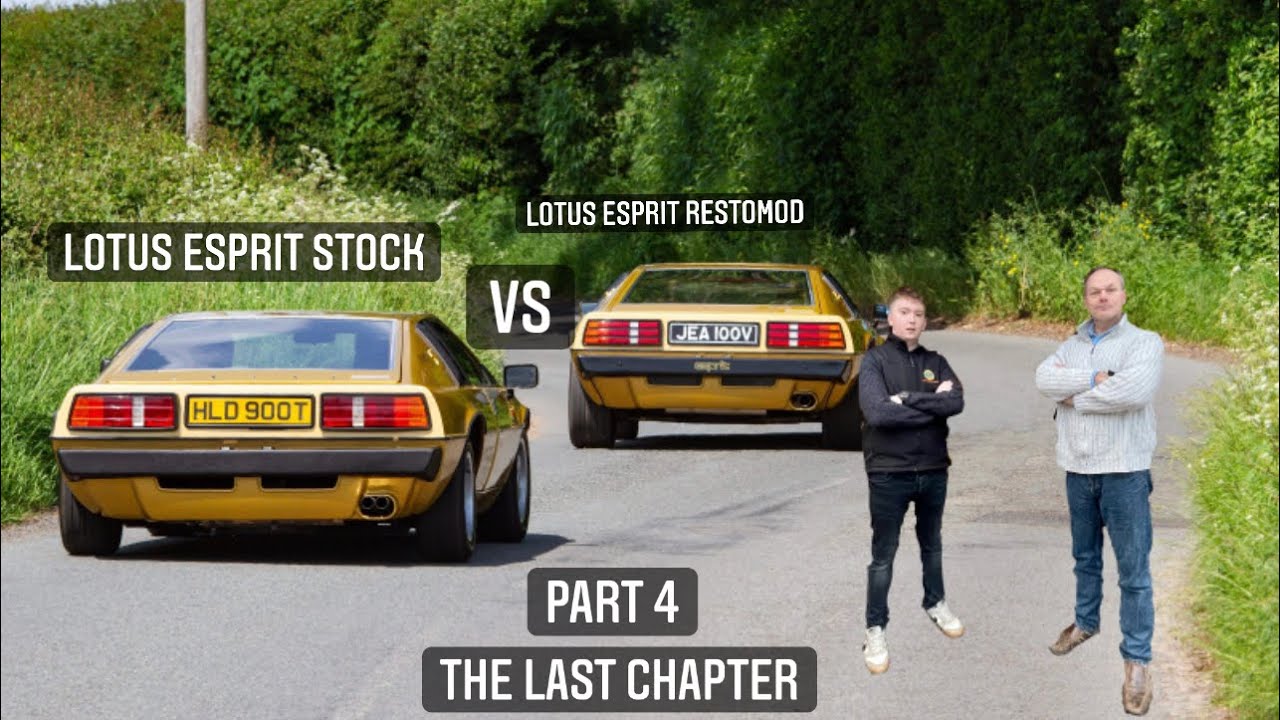 Lotus Esprit Restomod vs Lotus Esprit stock  PART 4 ( Answering your comments )
