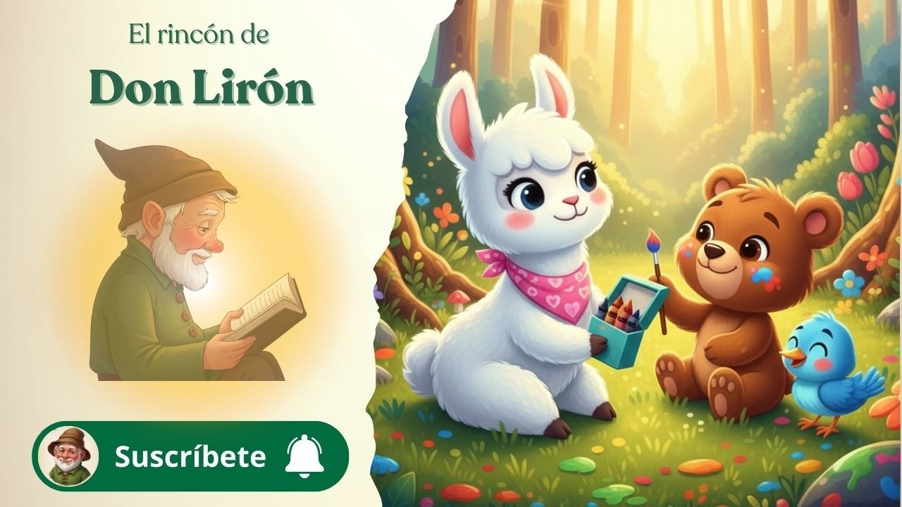 🦙🌈 Lumi, la llamita que aprendió a compartir | Cuento infantil