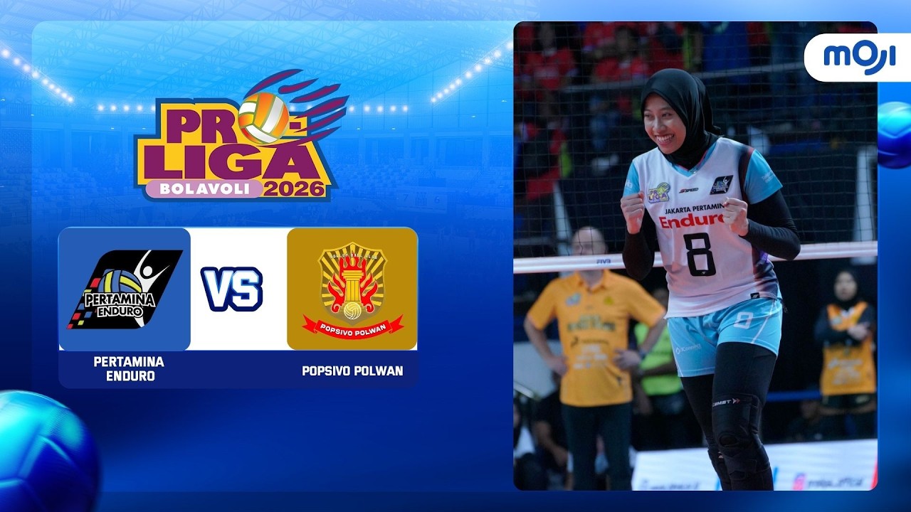 Pertamina Enduro 3 - 1 Popsivo Polwan | Highlight Proliga Putri 2026 | Moji