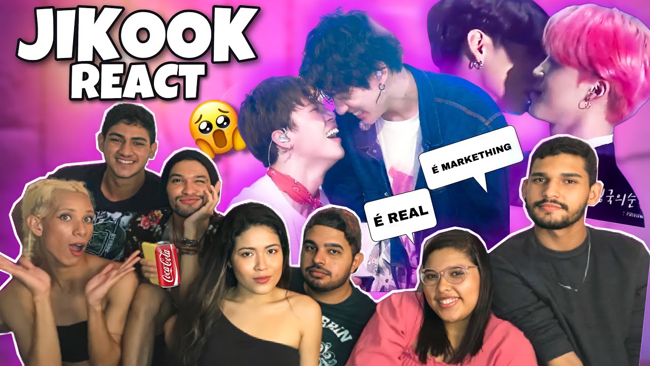 AMIGOS REAGINDO A JIKOOK PELA PRIMEIRA VEZ | REACTION JIKOOK FIRST TIME | Bryan Gomes
