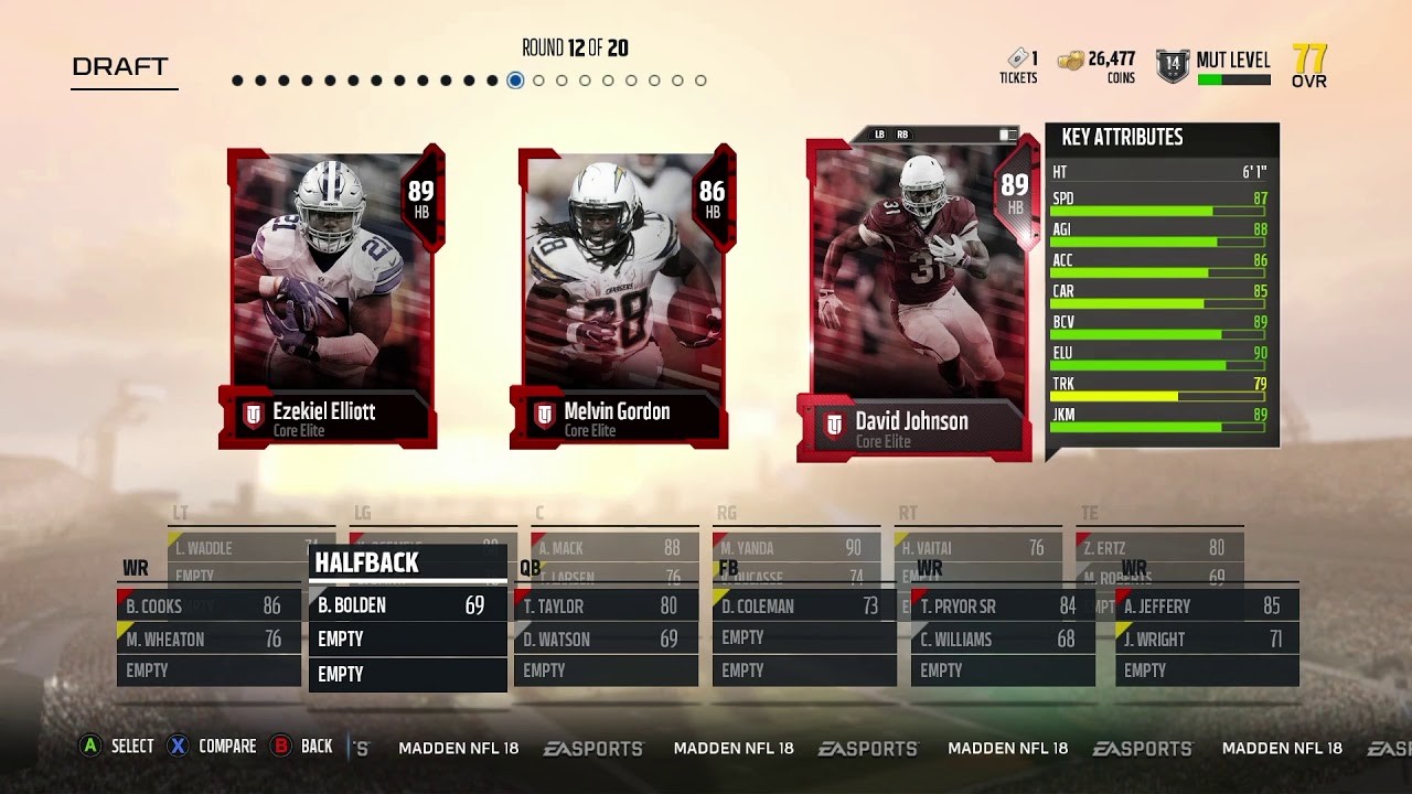THIS DRAFT IS SO LOADED! Madden 18 MUT Draft Gameplay