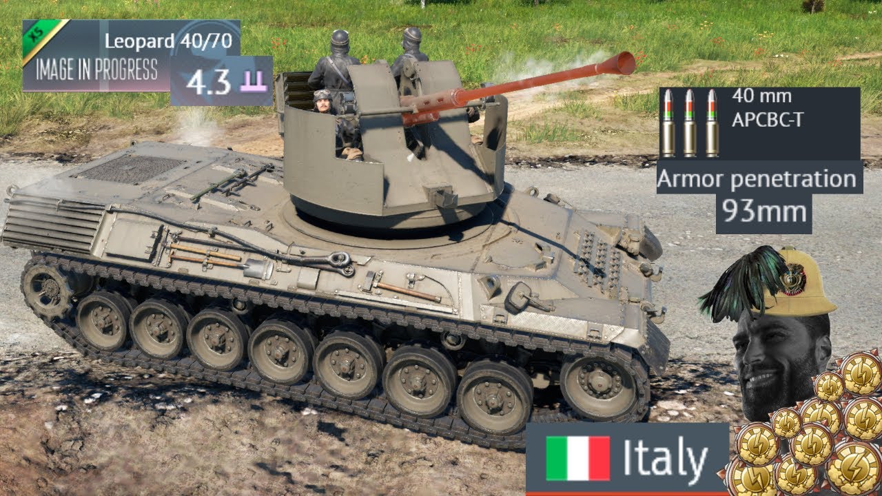 NEW ITALIAN ANTI-TANK - Leopard 40/70 PREVIEW  (KINGS OF BATTLE UPDATE)