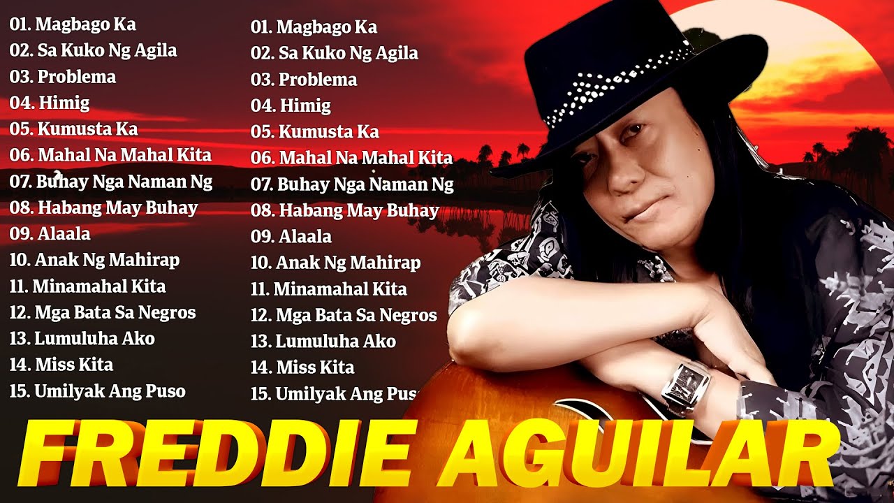 Freddie Aguilar Greatest Hits Nonstop 2025🎶Tagalog Love Songs Of All Time || Medley Songs 80s 90s