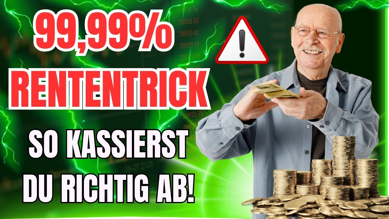 Teilrente 99,99 % : Der geheime Rententrick, den fast niemand kennt 💥 ! So kassierst du jetzt ab!