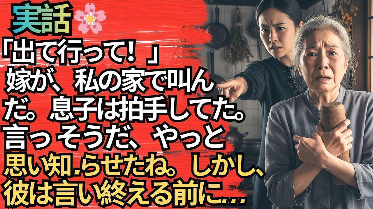【実話】🌸「私のキッチンから出て行って！」嫁は70歳の姑に向かって、自分の家であるかのように怒鳴った。息子は拍手をしたが、すぐに後悔することになる――。