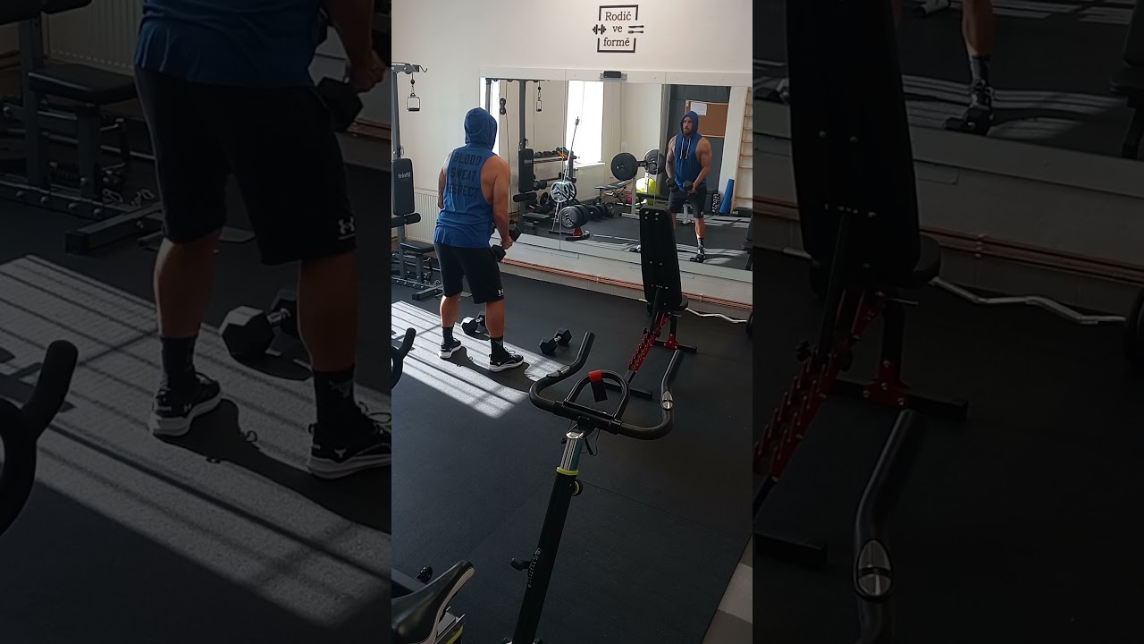 tr&eacute;nink paže 💪🏻 #fitness #gym #posilovna #pohyb