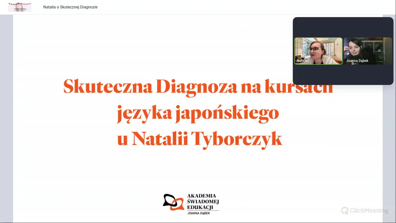 Jak Skuteczna Diagnoza podniosła standardy w pracy Natalii - lektorki języka japońskiego