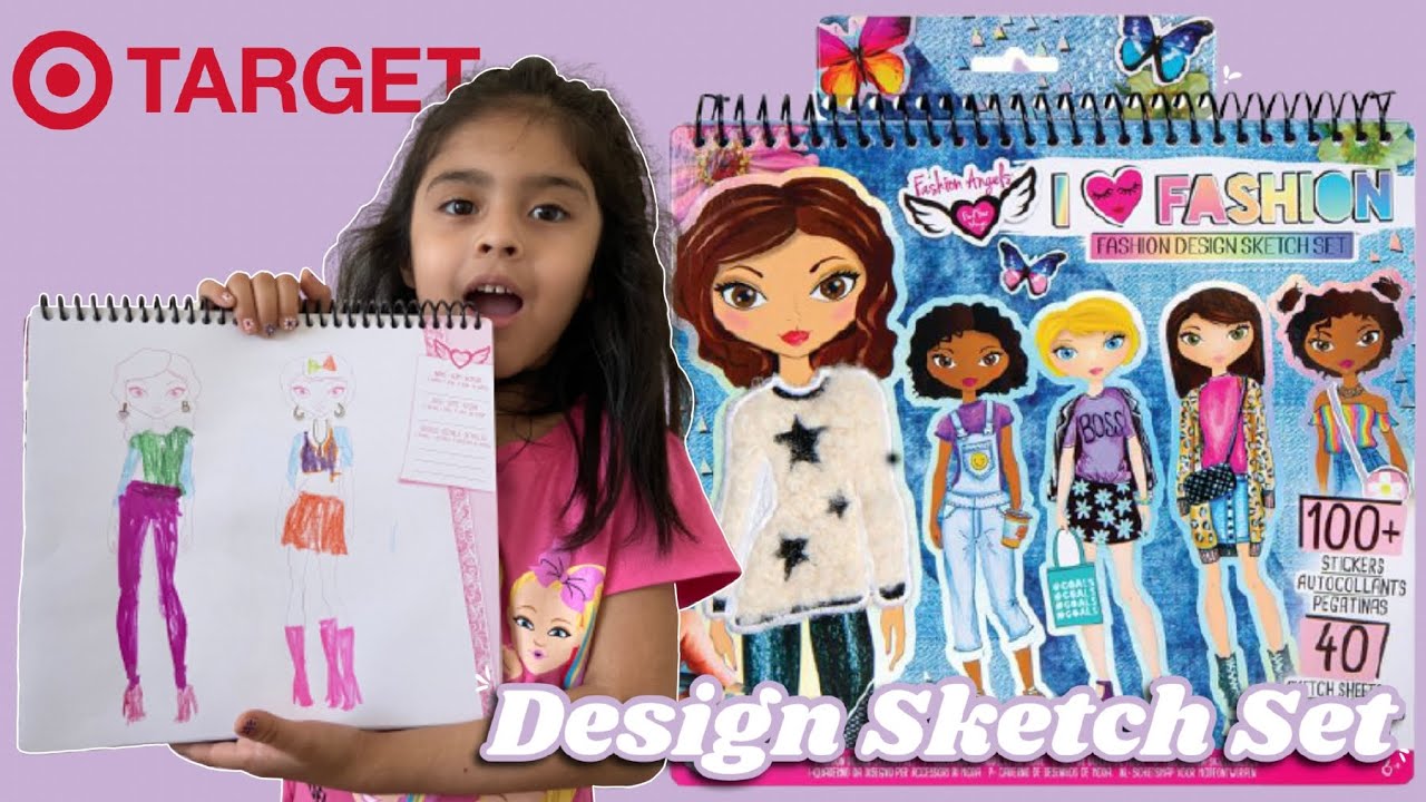 Fashion Angels Design Sketch Set! + our first shoutout | Adventures With Jimena