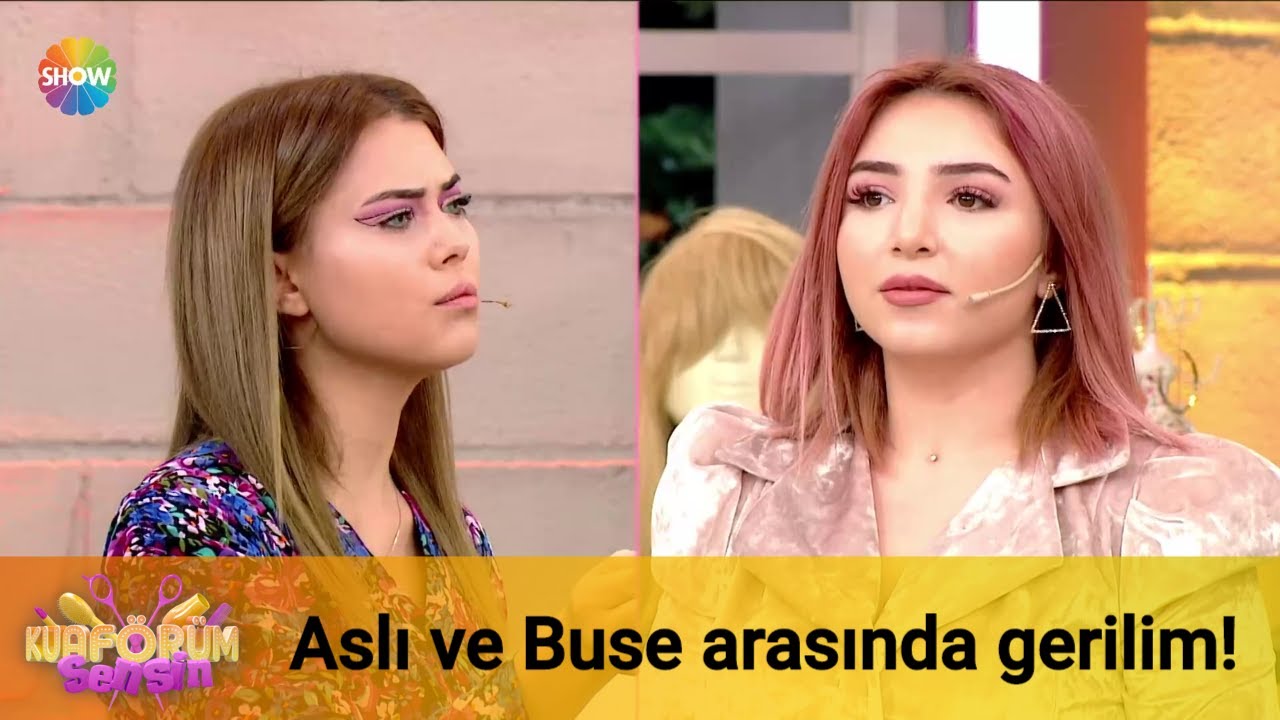 Aslı ve Buse arasında gerilim!