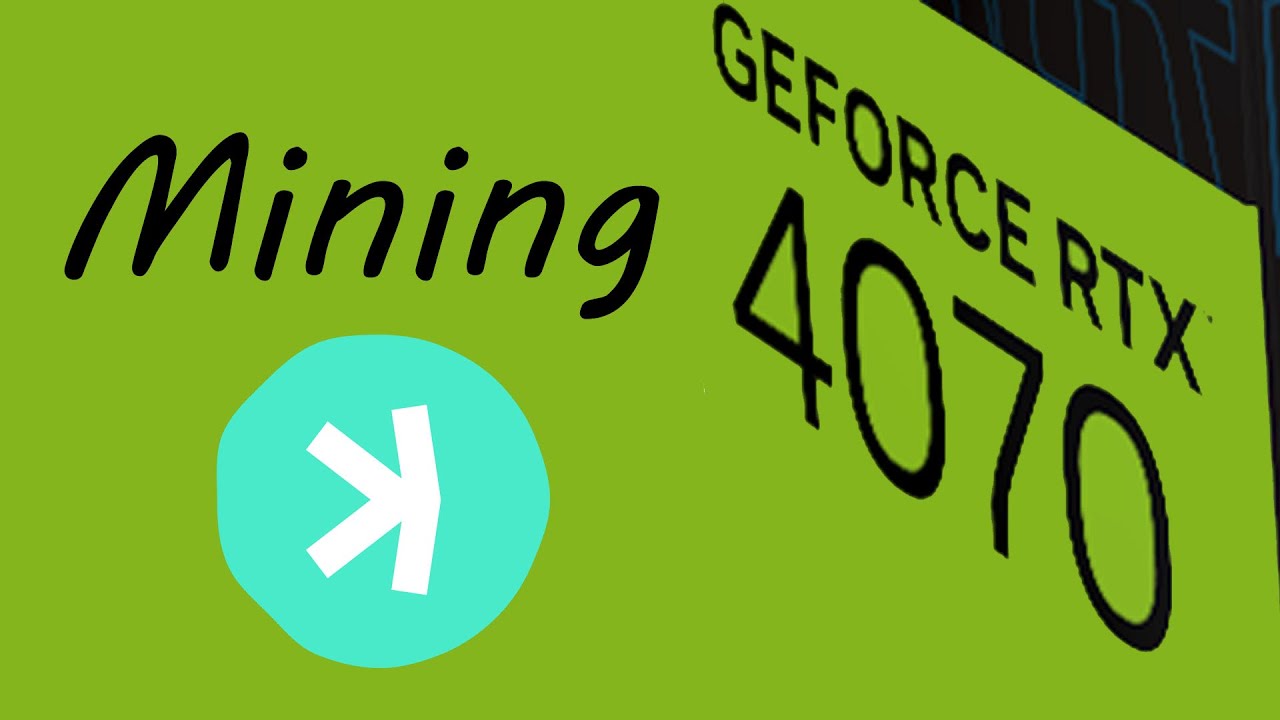RTX 4070 Mining Hashrate - Kaspa - Initial Test