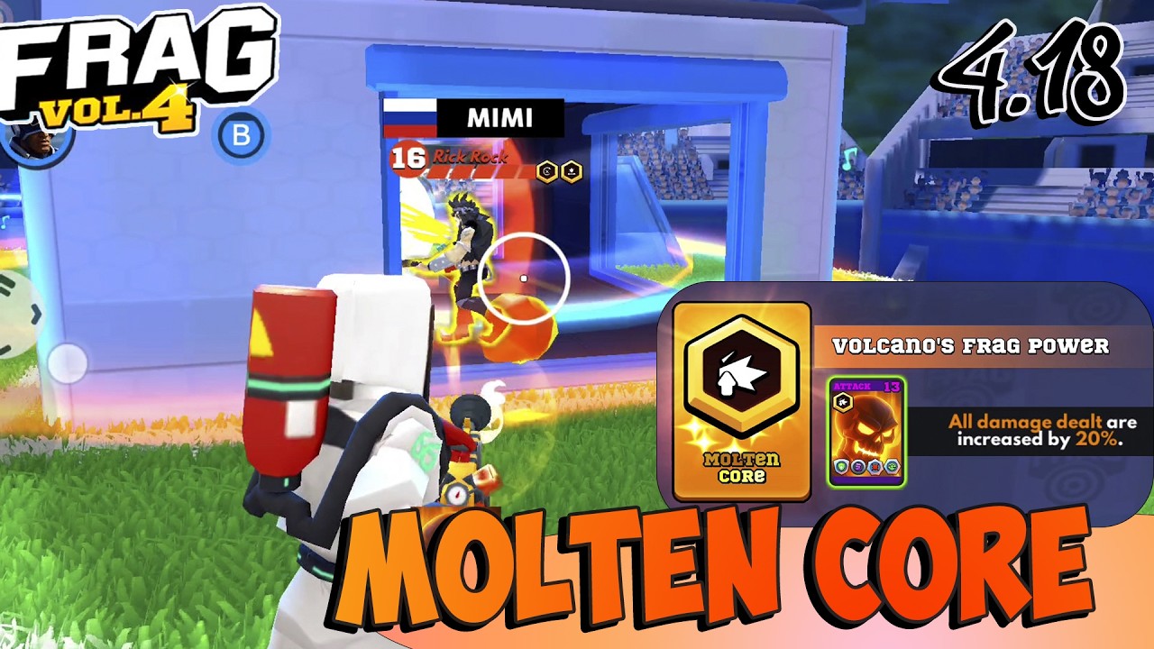 FRAG Pro Shooter - VOLCANO MOLTEN CORE🔥4.18 Gameplay Walkthrough🔥(iOS,Android)