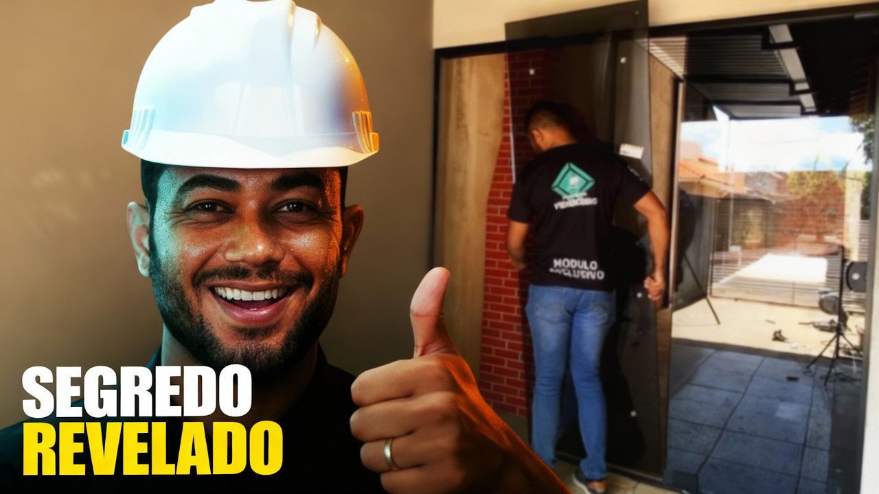 O SEGREDO SOBRE INSTALAR VIDRO FIXO PORTA SLIDE DOOR QUE NINGUEM TE CONTA!