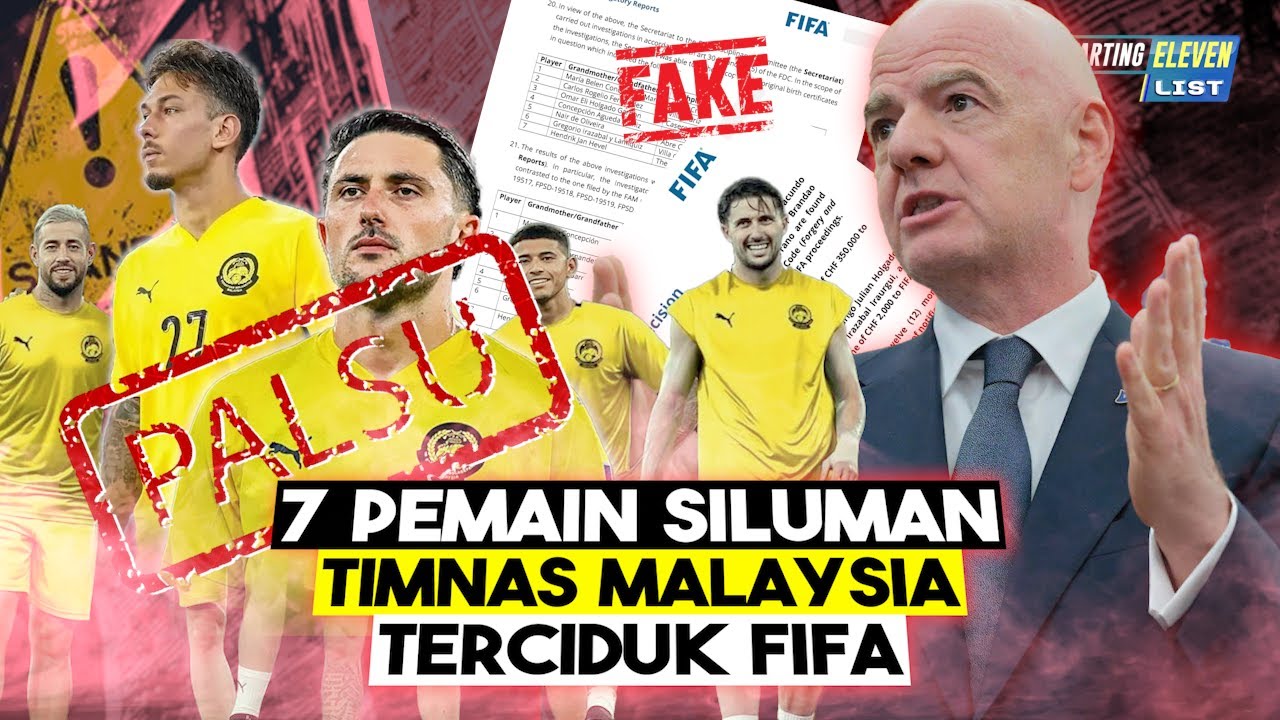 BIKIN GEGER SATU ASEAN! Inilah Sosok 7 Pemain SILUMAN Timnas Malaysia