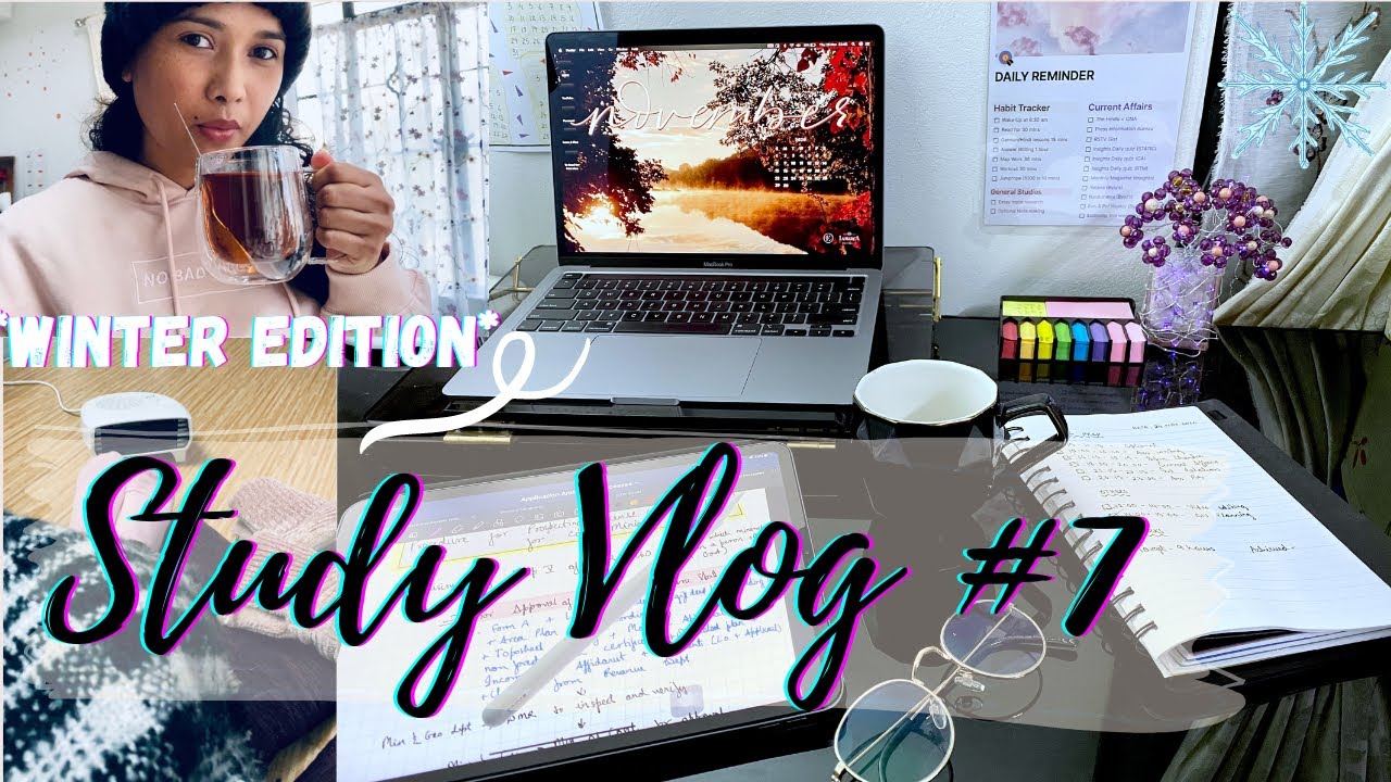 🥶Winter Study Vlog || Shillong || UPSC CSE Aspirant🤓