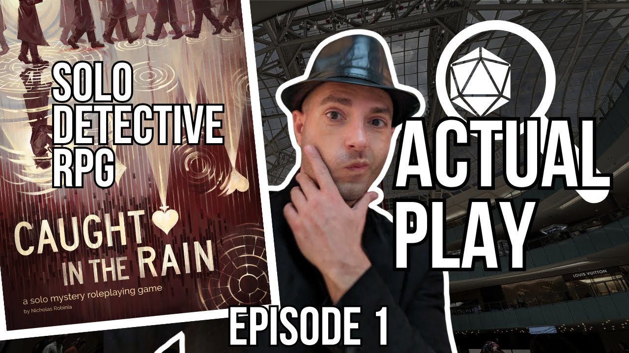 Sci-Fi Detective Solo RPG | Outdated Episode 1 | Actual Play of Caught in the Rain