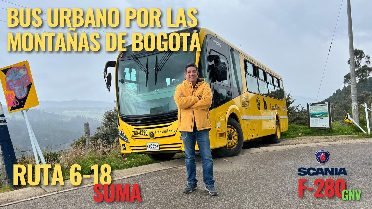 En Bus Urbano por las Montañas de Bogota #scania #busscar #transmilenio