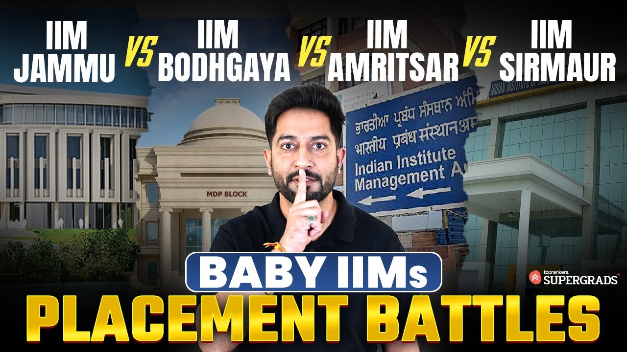IIM Jammu vs IIM Bodhgaya vs IIM Sirmaur vs IIM Amritsar: Which Baby IIM Has Best IPMAT Placements?🔎