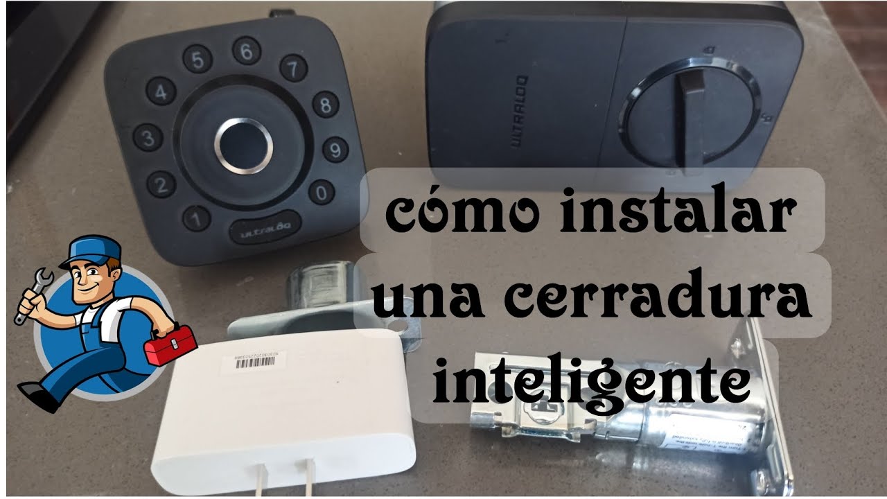 😯COMO instalar UNA cerradura INTELIGENTE marca Ultraloq 🤩