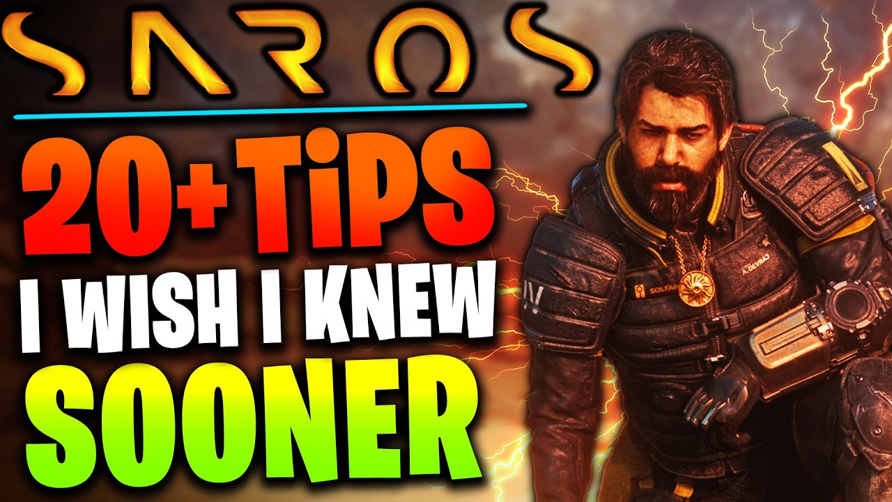 SAROS Wish I Knew Sooner: ESSENTIAL Tips Tricks Secrets (Get SUPER Strong, Die Less & Kill Bosses!)