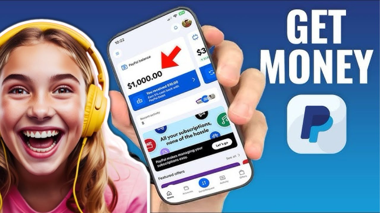 3 Ways To Get FREE PAYPAL MONEY 📈 *$1000 in 5 MINUTES*
