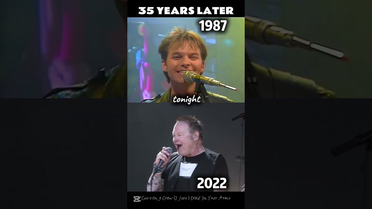 1987 VS 2022: WHO'S STILL DYING IN YOUR ARMS #cuttingcrew #throwback #nostalgia #80smusic