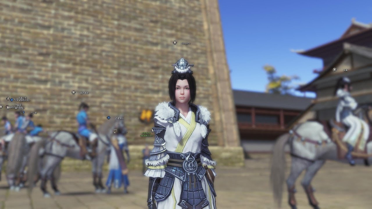 Moonlight Blade Beta City Tour Rooftop Ninja Mode 1440p