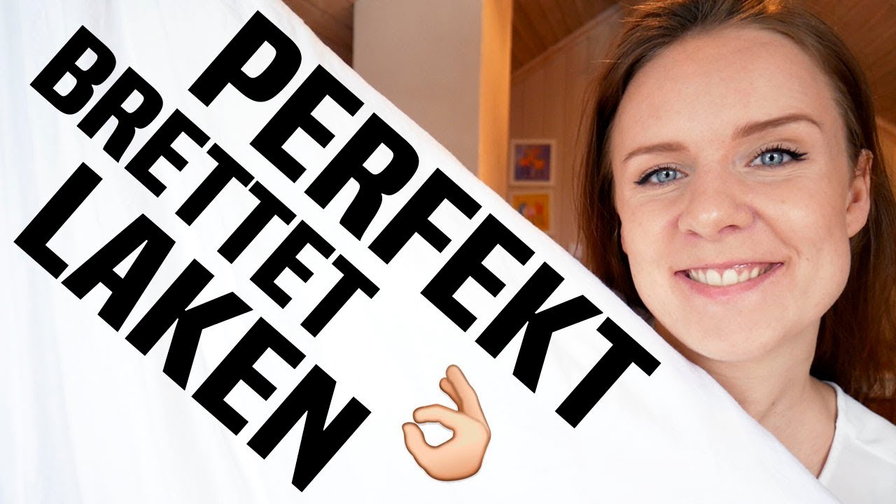 Hvordan brette laken PERFEKT
