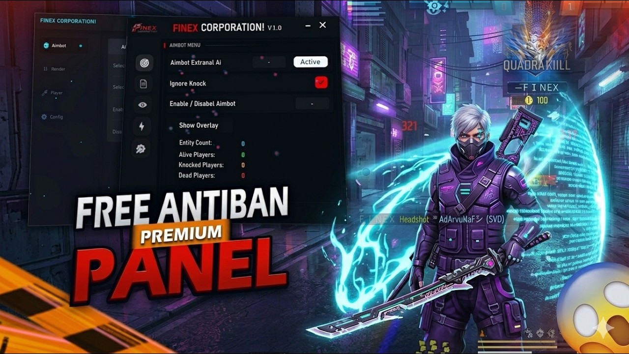 FREE FIRE PC PANEL OB53 🎯 SNIPER PANEL | БЕСПЛАТНАЯ ПАНЕЛЬ НАВСЕГДА🔥| 100% БЕЗОПАСНО И БЕЗ БАНА ✅