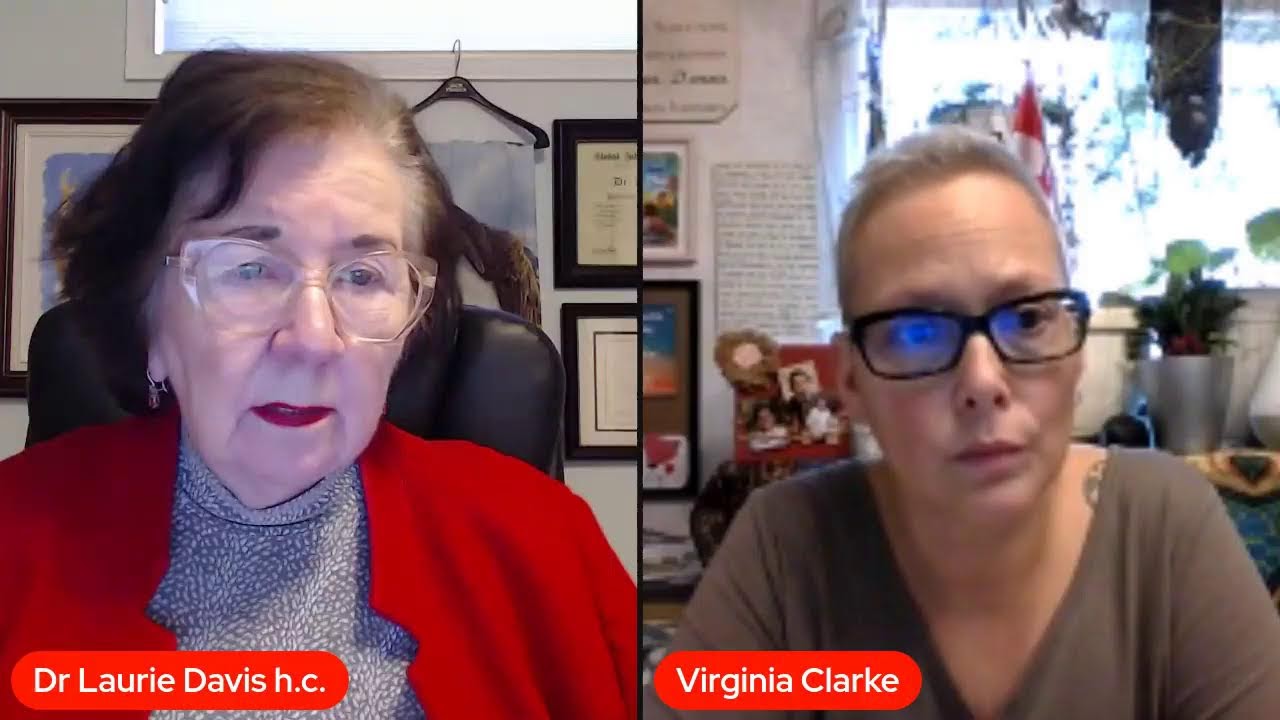 Dr Laurie Davis h.c. and Virginia Clarke