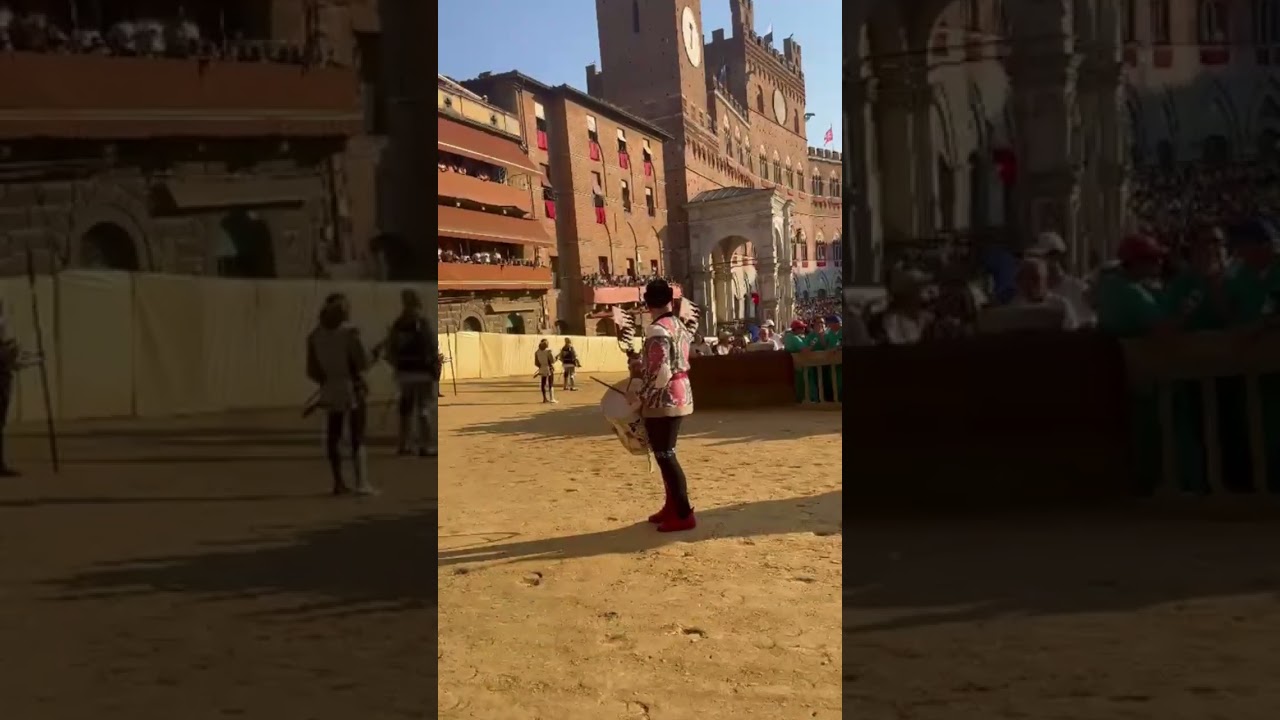 Tamburino ISTRICE...Corteo Storico Palio di Siena 16 Agosto 2025