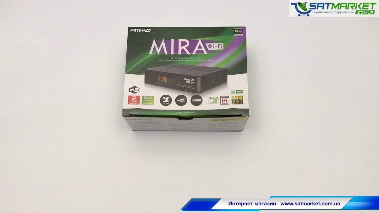 Видео обзор AMIKO MIRA WIFI
