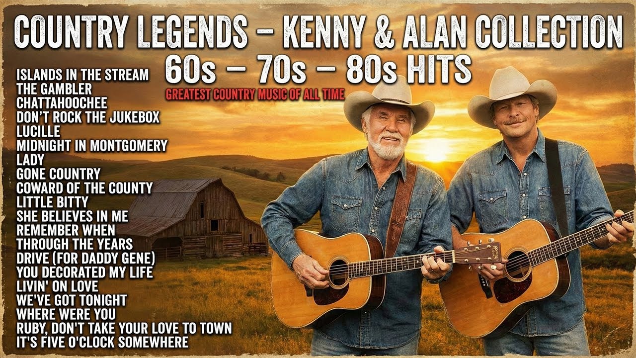 Kenny Rogers & Alan Jackson 🎸 Greatest Old Country Songs | Classic Country Legends