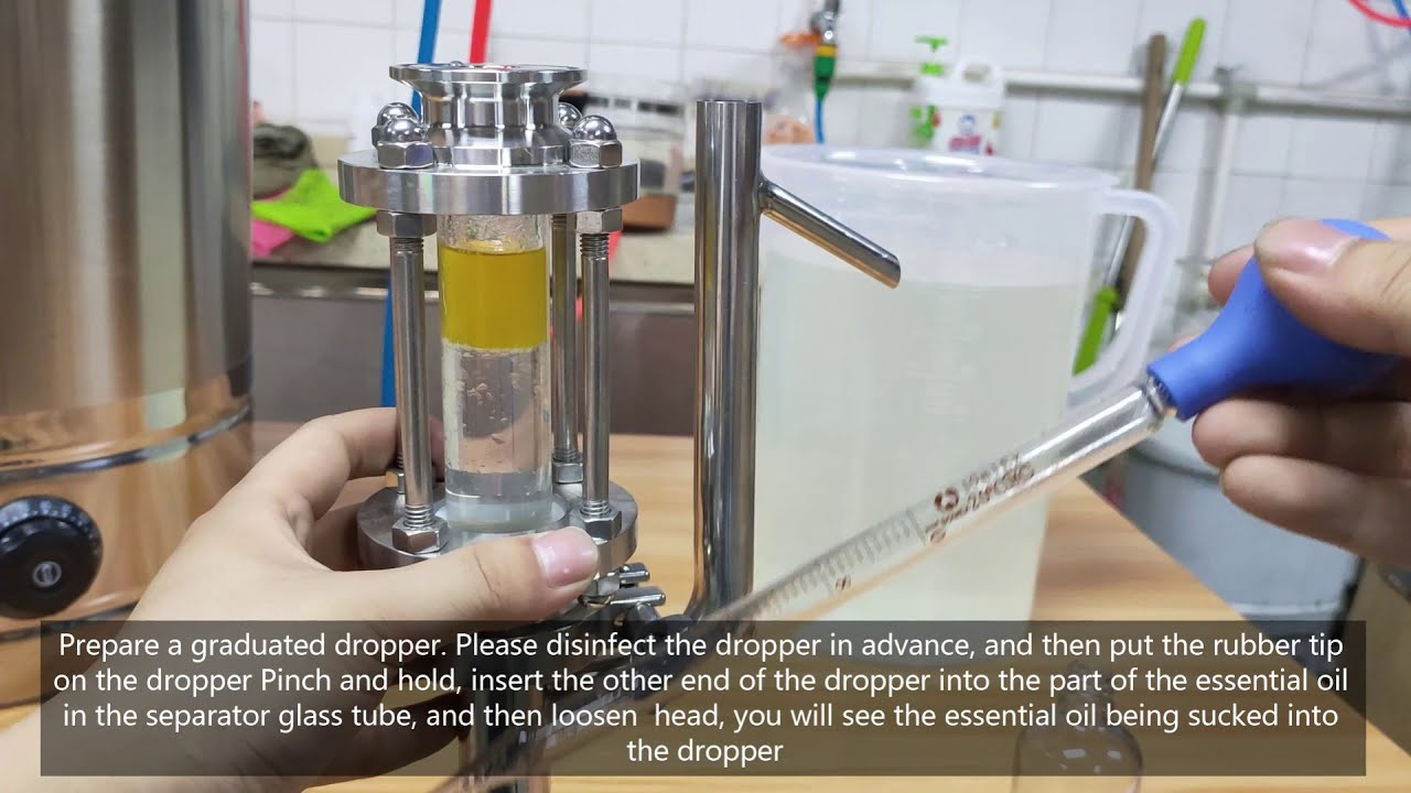 Two Methods of Separating essential oil & hydrolat