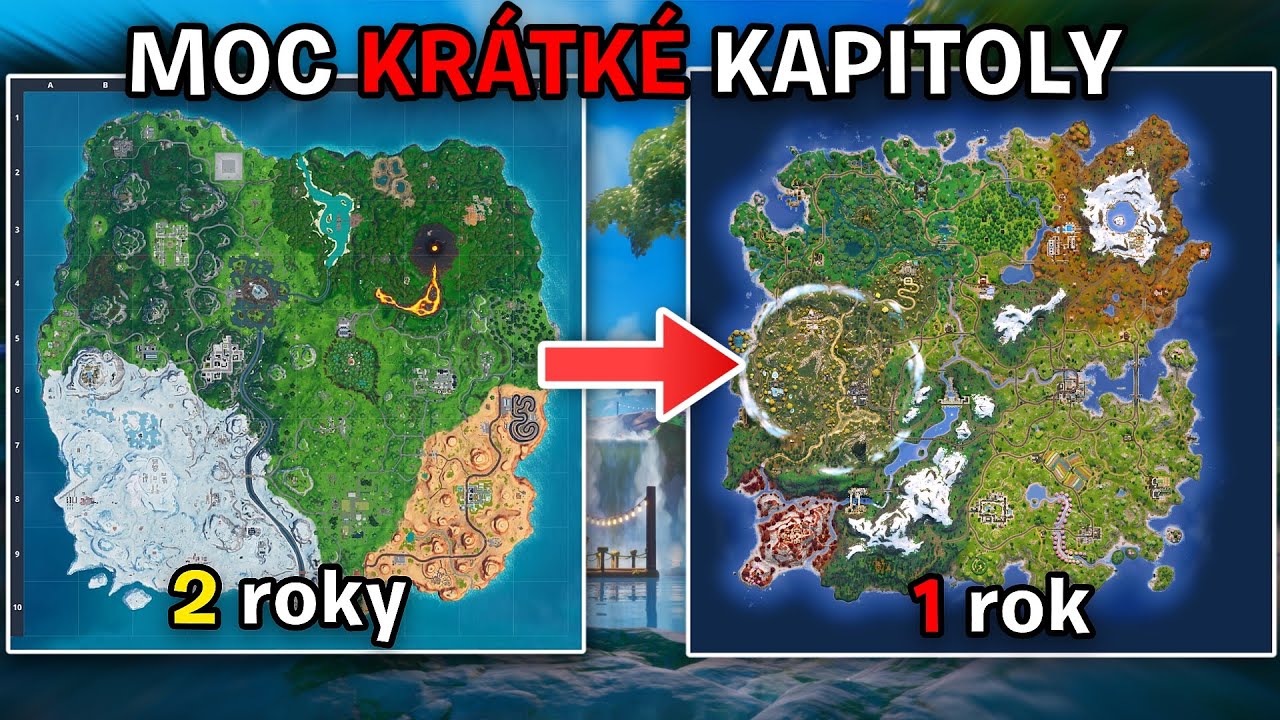Proč jsou teď Kapitoly ve Fortnitu tak krátké?